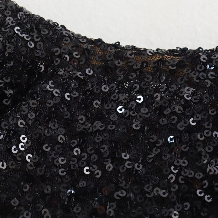 Mini Dress with Sparkling Sequins - Kaylee