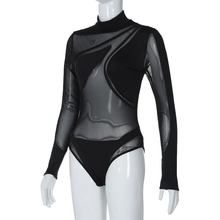 Turtleneck Bodysuit with Special Design - York
