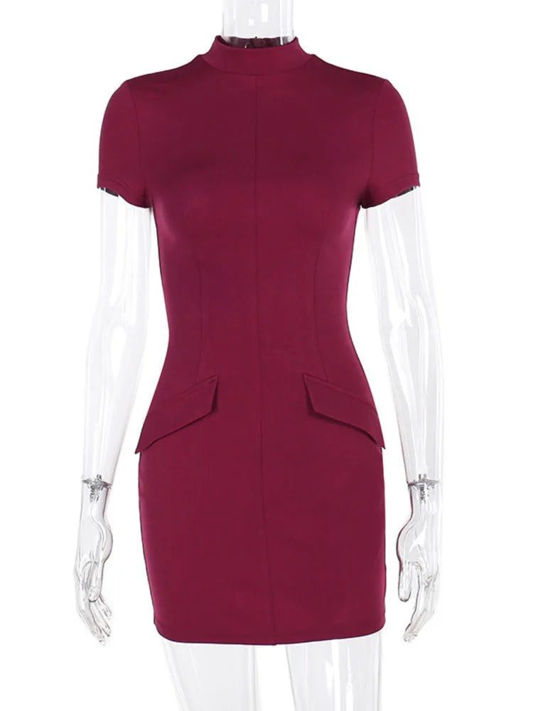 Tailored mini dress with pocket detail - Antonia