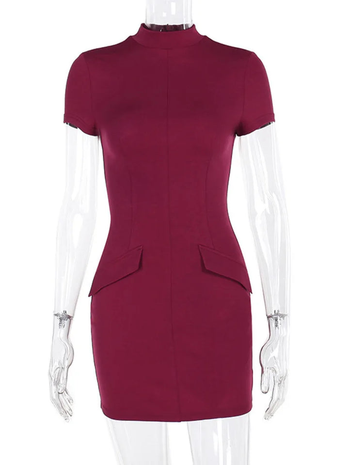 Tailored mini dress with pocket detail - Antonia