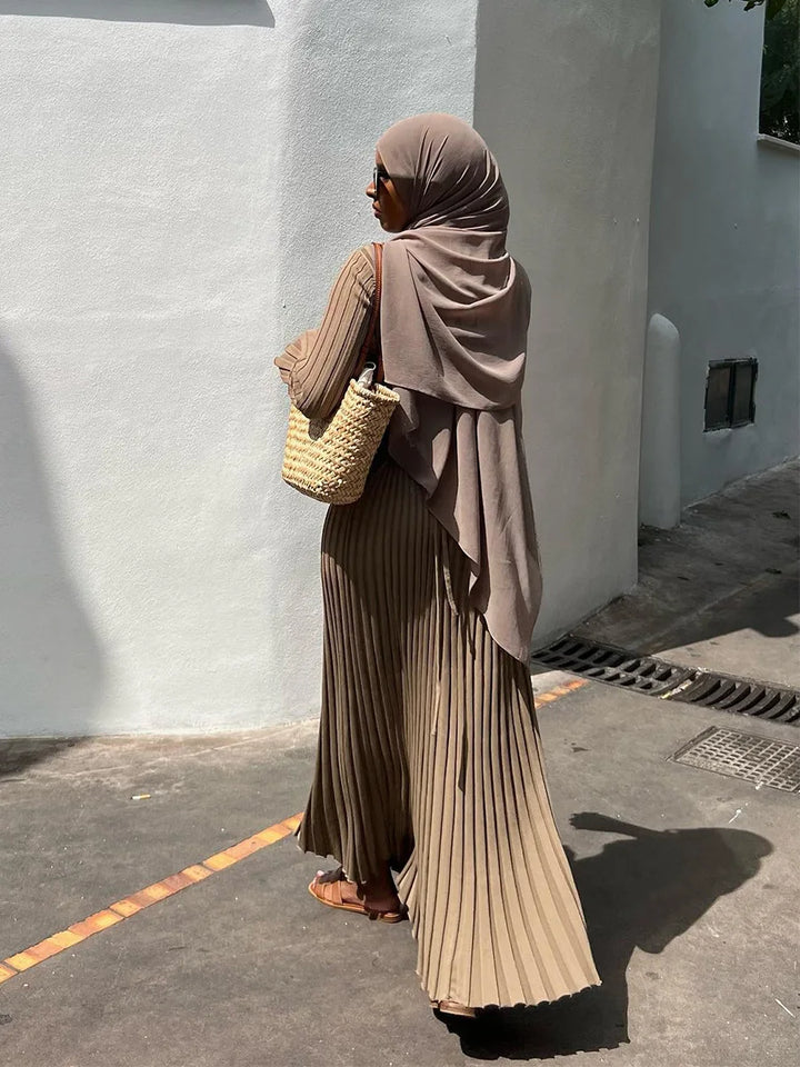 Maxi Dress in Winter Fabric - Lamara
