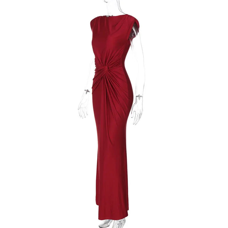 Ruched Maxi Dress - Verona