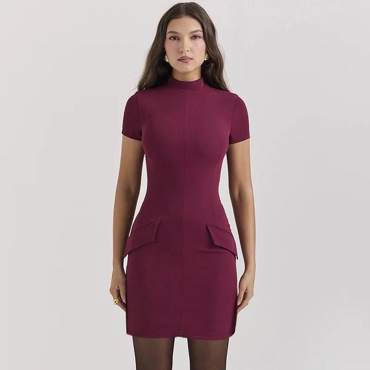 Tailored mini dress with pocket detail - Antonia