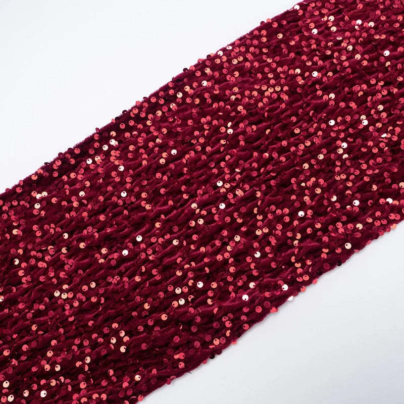 Mini dress with sequin design and scarf detail - GIGI