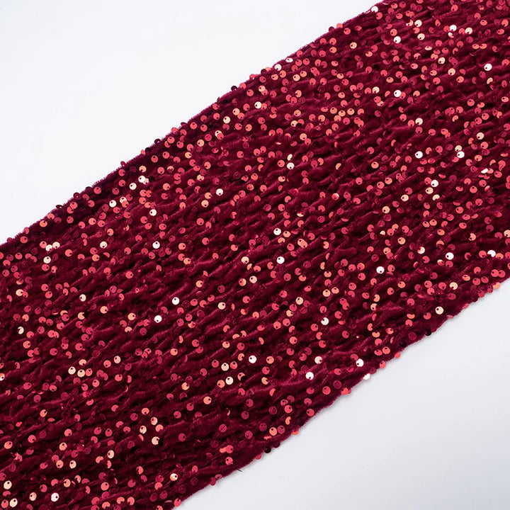 Mini dress with sequin design and scarf detail - GIGI