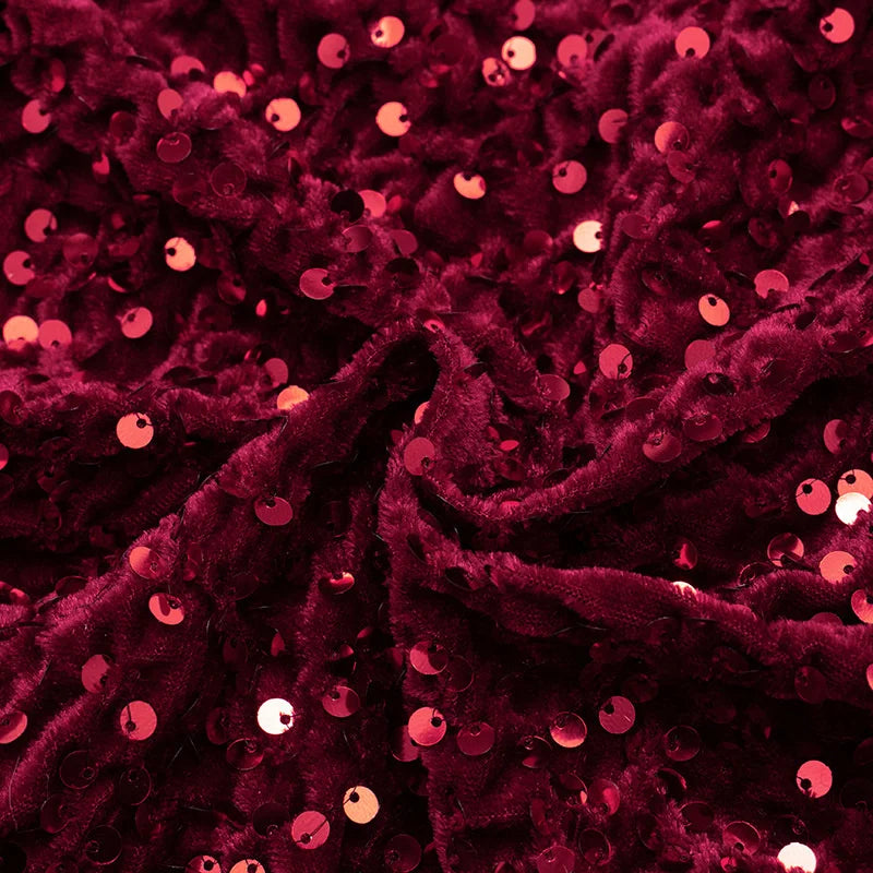 Mini dress with sequin design and scarf detail - GIGI