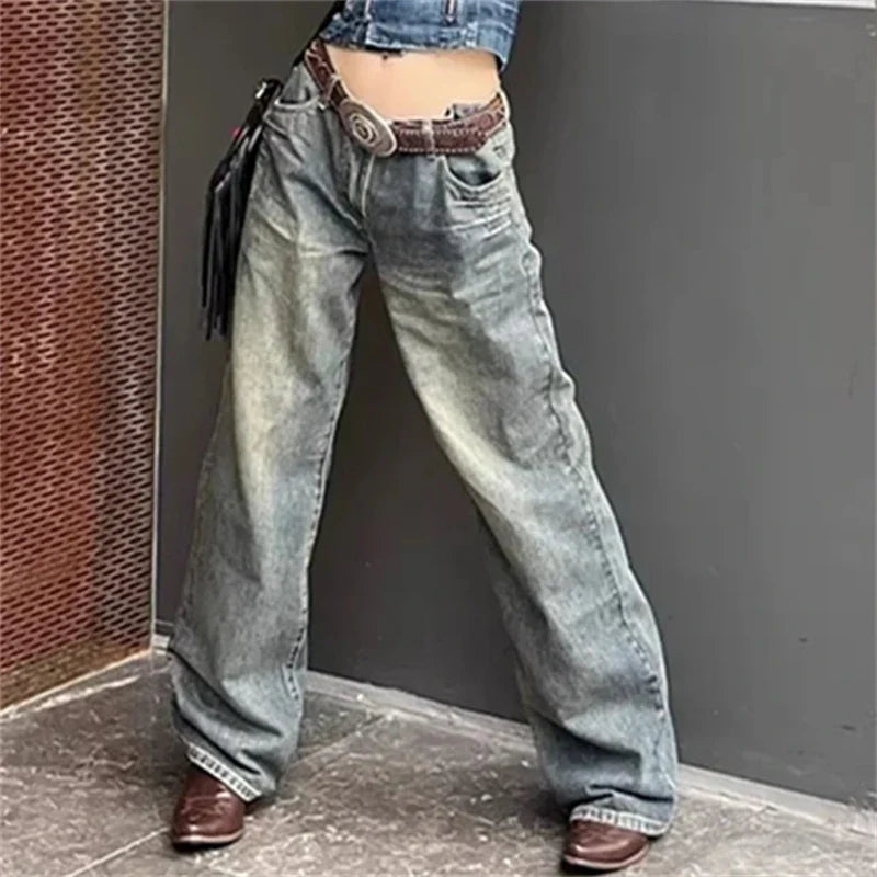 Vintage Style Low-Rise Jeans - Tommy