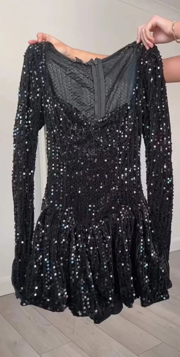 Sparkling Sequin Mini Dress - Ursula