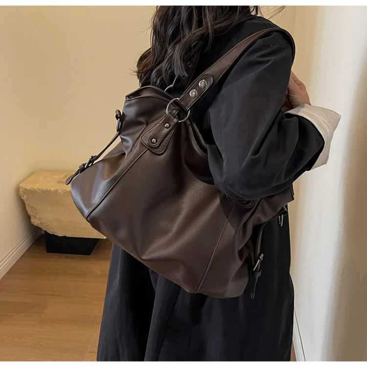 תיק דמוי עור בעיצוב רטרו