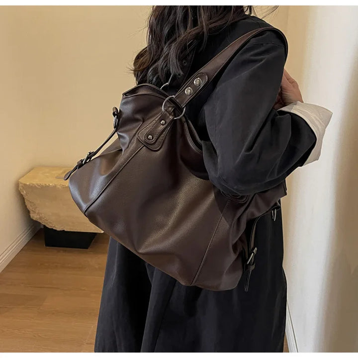 תיק דמוי עור בעיצוב רטרו