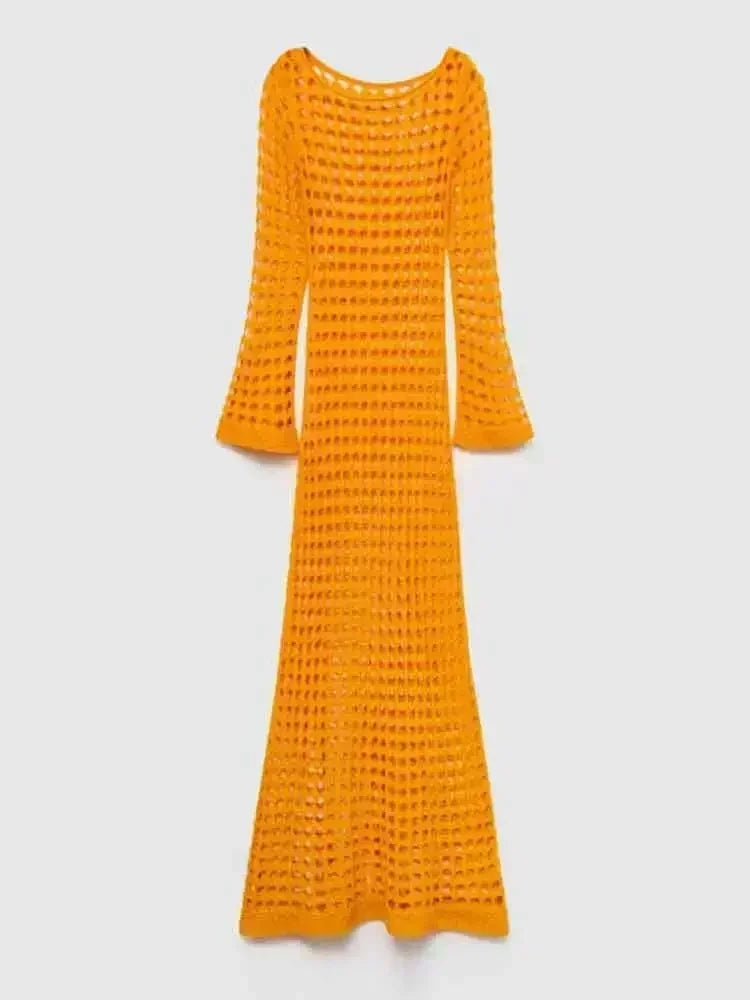 Maxi beach mesh dress - Sol