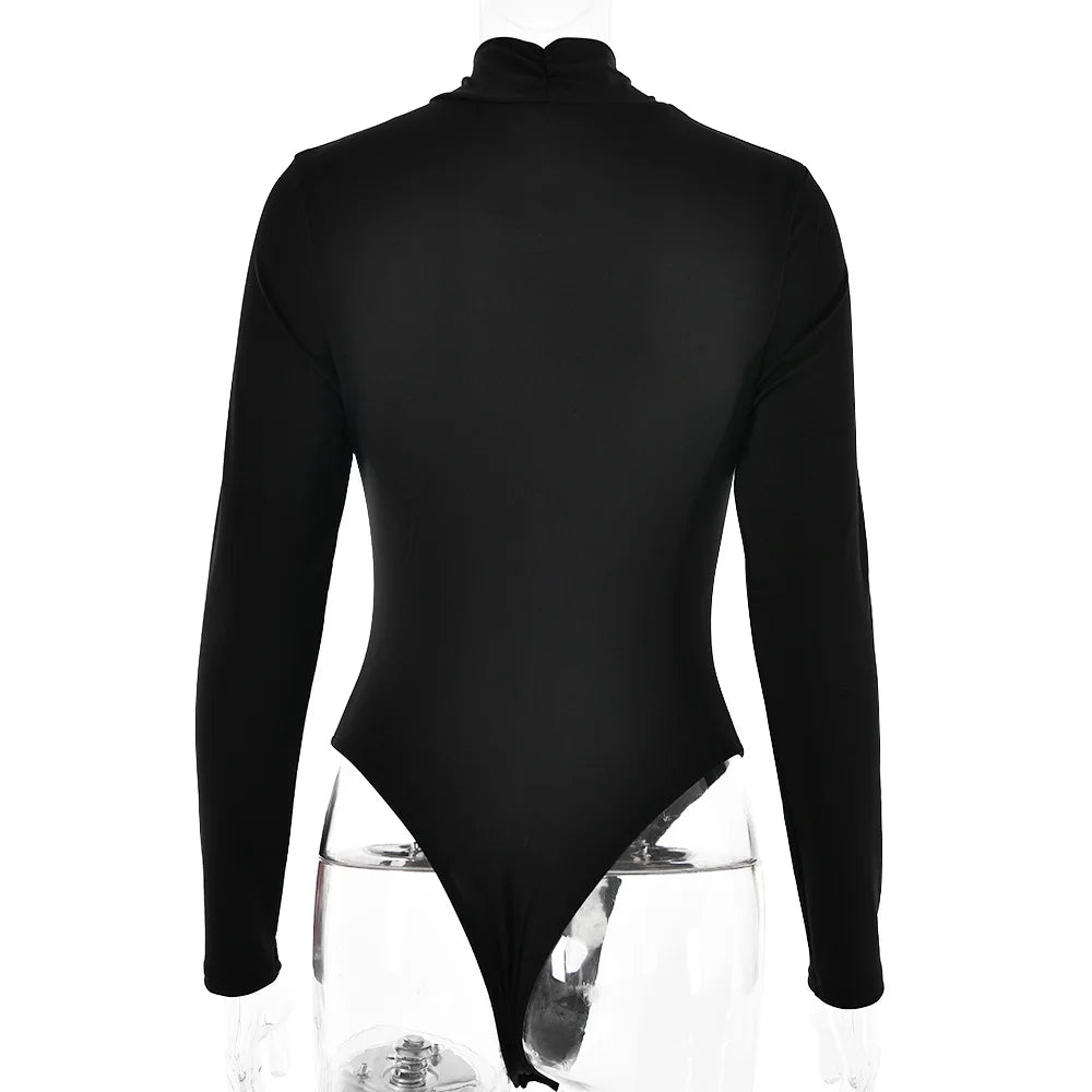 Tight Stretch Fabric Bodysuit - Shay