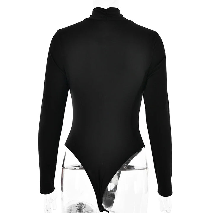Tight Stretch Fabric Bodysuit - Shay