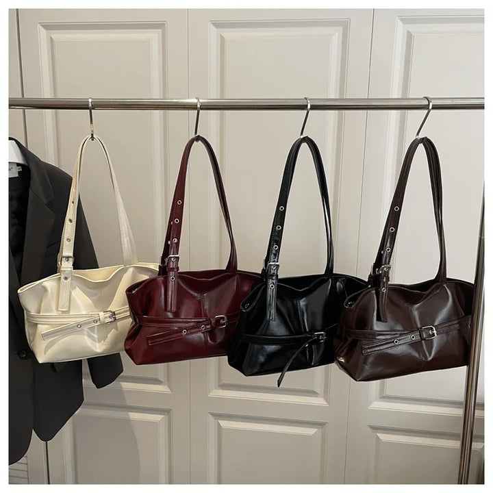 תיק דמוי עור בעיצוב וינטג'