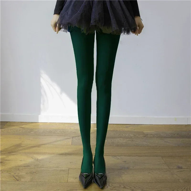 Opaque / sheer tights in a variety of colors