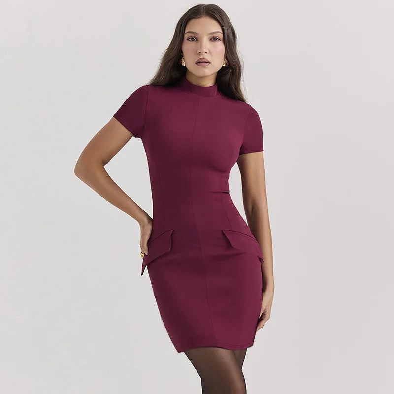 Tailored mini dress with pocket detail - Antonia