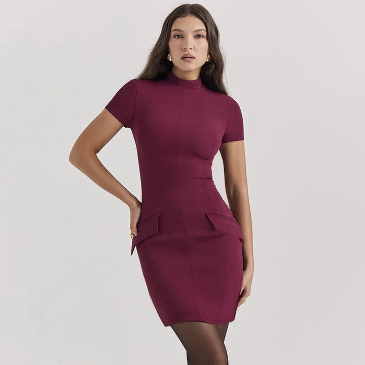 Tailored mini dress with pocket detail - Antonia