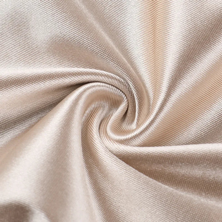 Mini Strapless Satin Ruffle Dress with Asymmetric Design - Lolita