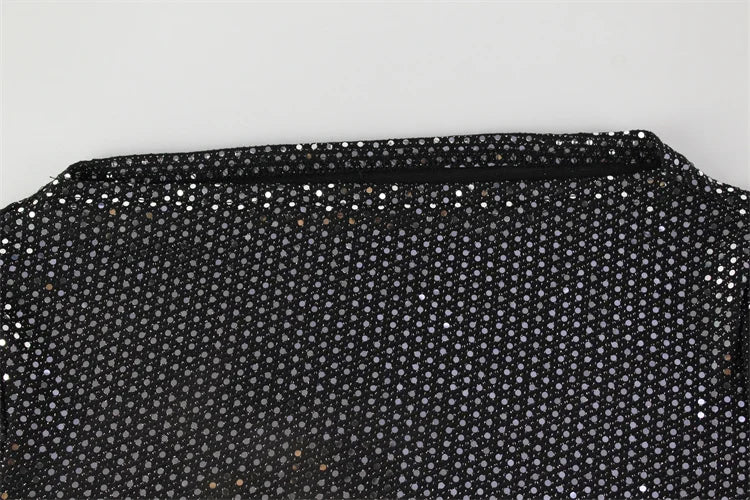 Maxi Dress with Sparkling Polka Dot Embellishment - Journee