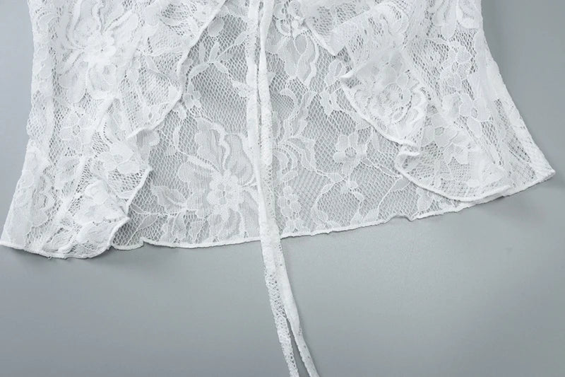 Tie lace blouse - Erin