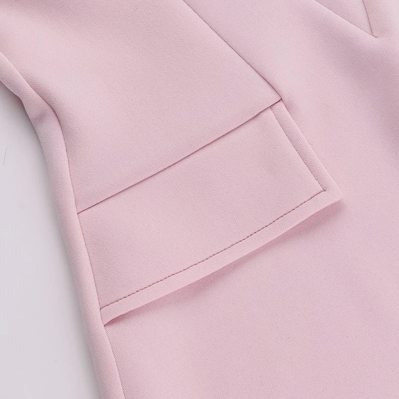Strapless Mini Dress with Faux Pocket Detail - Leni