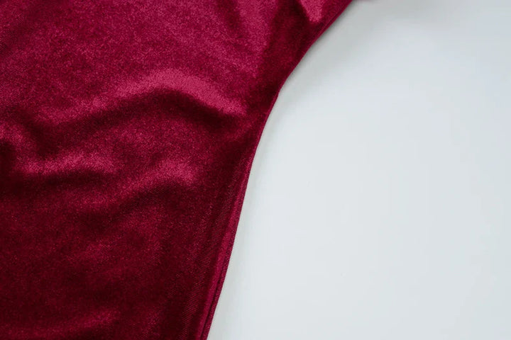 Velvet Strapless Mini Dress - Dorin