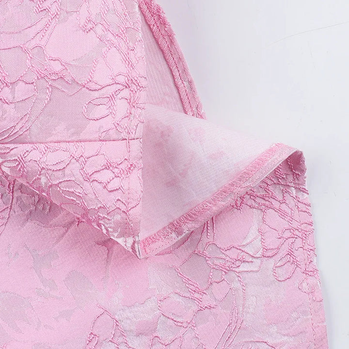 Mini Strapless A-Line Dress with Bow and Floral Embroidery Detail - Alina