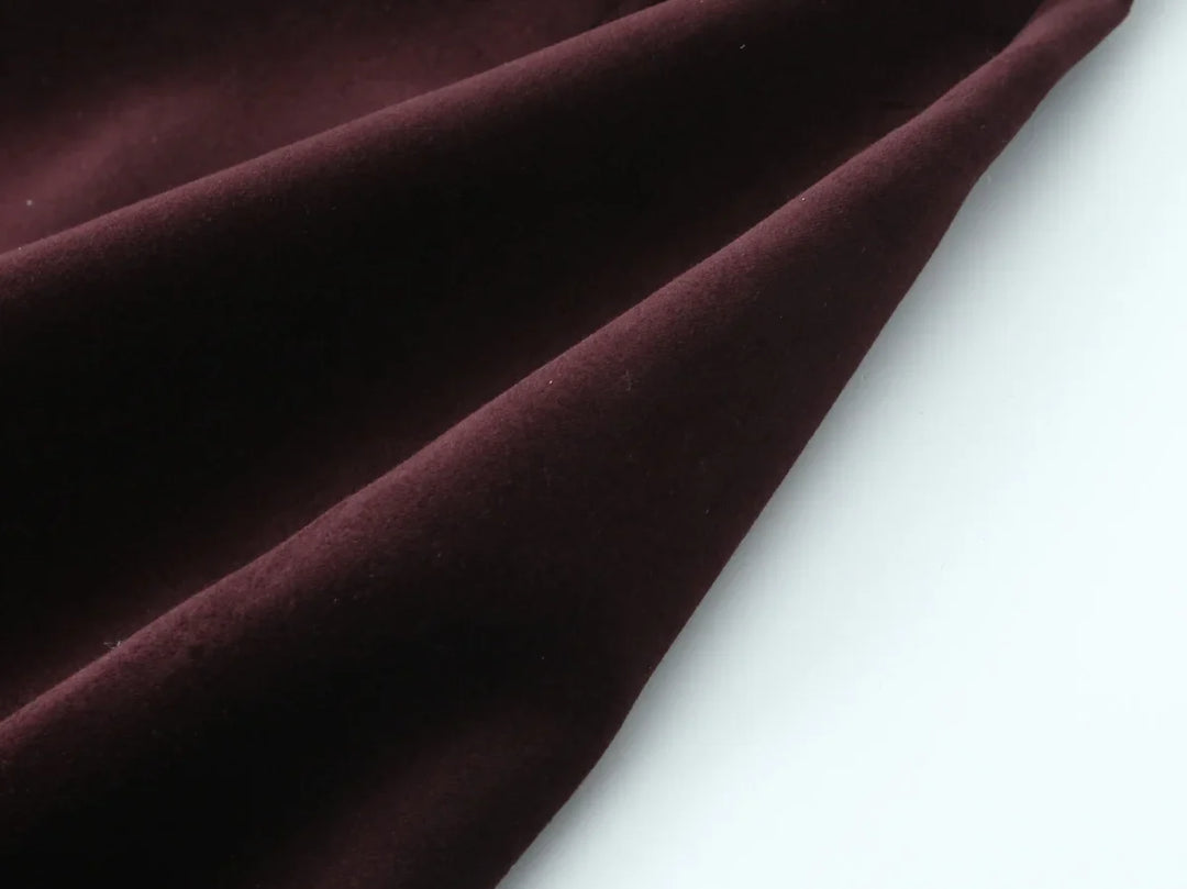 Mini strapless velvet dress with bow decoration on the back - Bailey