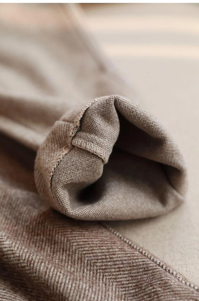 Wool pencil pants