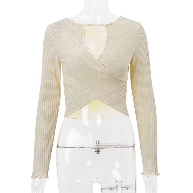 Knitted Shirt with Cross Detail - Esti
