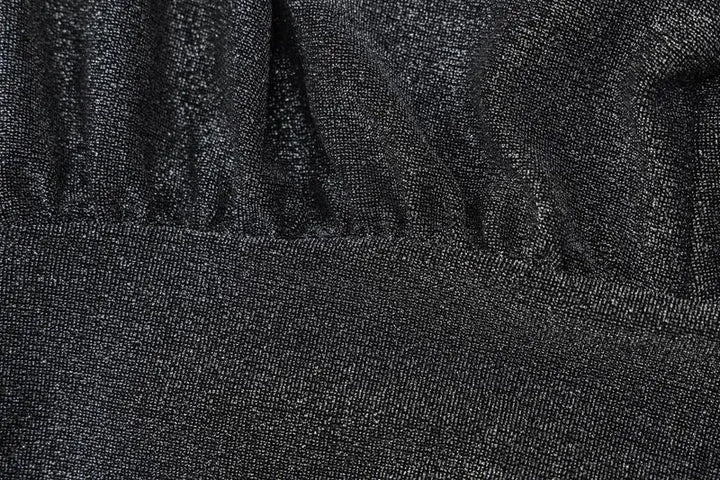 Mini Glitter Dress with V-Neck - Maia