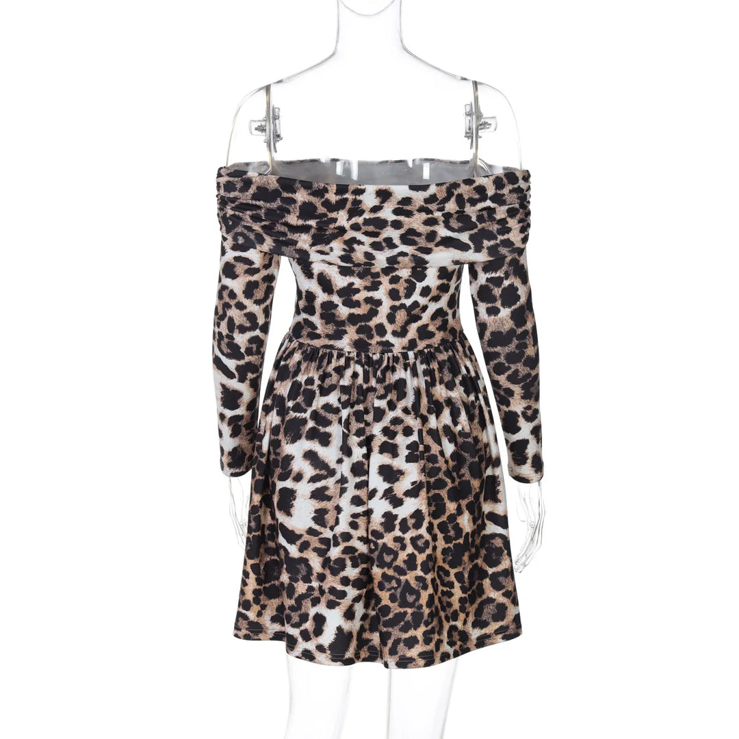 A-line mini dress with off-shoulder - Harrison