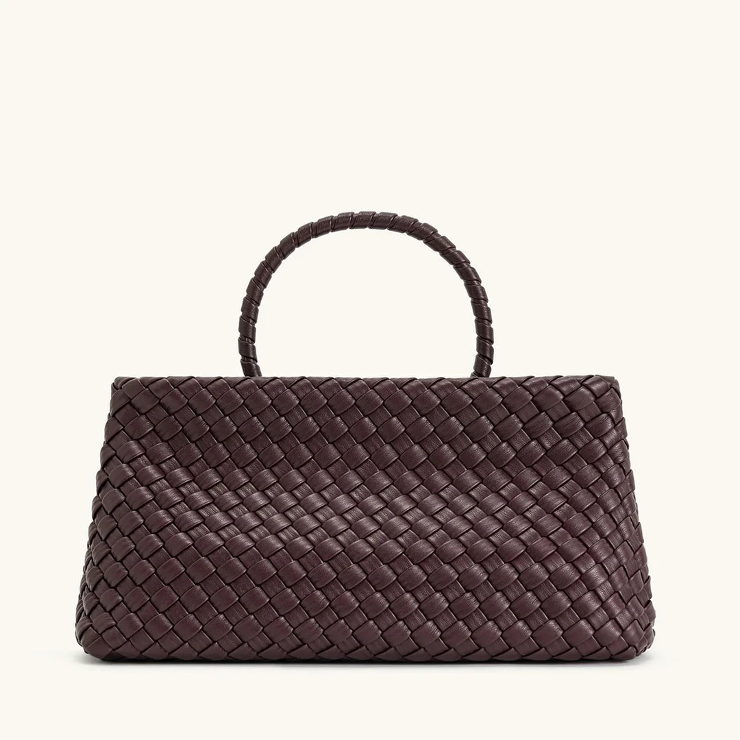 תיק דמוי עור בעיצוב מחוספס בעיטור אבזם