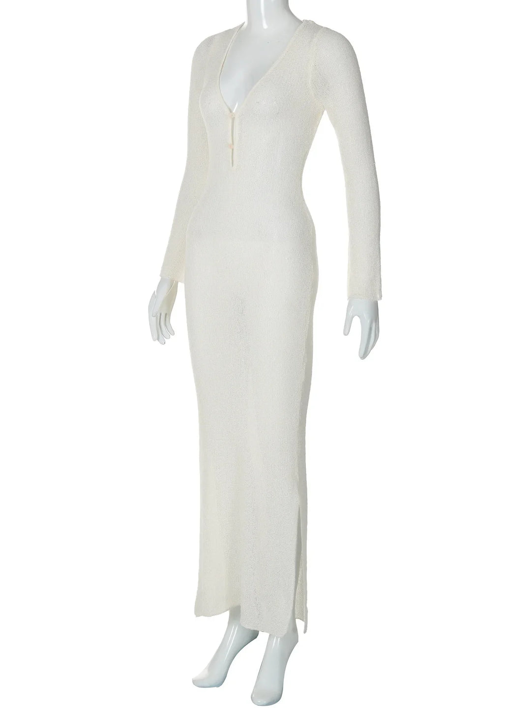 Knitted Maxi Beach Dress - Marina