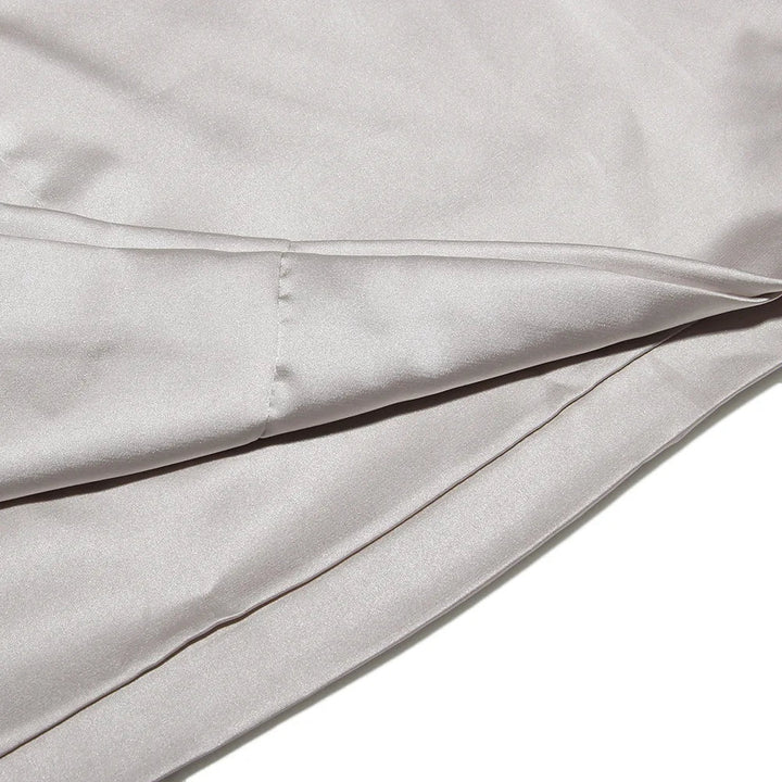 Strapless Satin Mini Dress - Lavi
