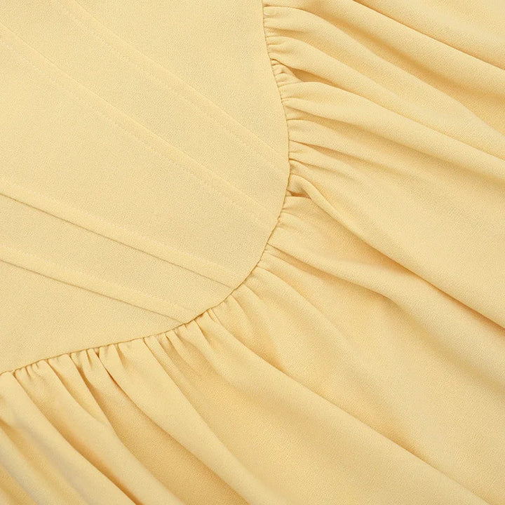 Midi strapless A-line dress - Sol