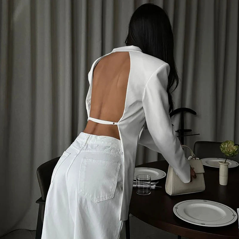 Open-back blazer - Yale