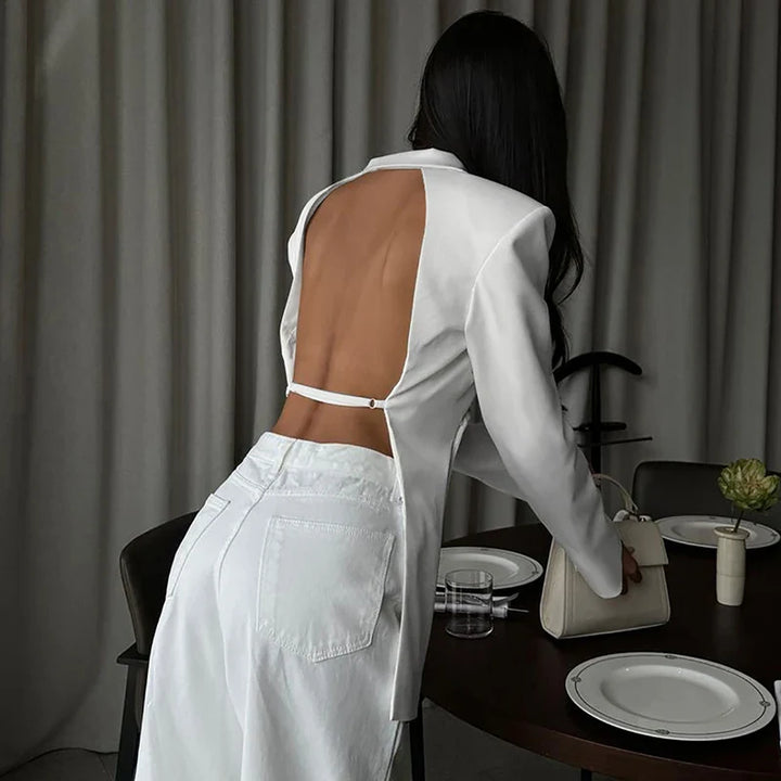 Open-back blazer - Yale